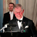 Prince Charles giving his speech during the official dinner (Photo: Lise Åserud / Scanpix)